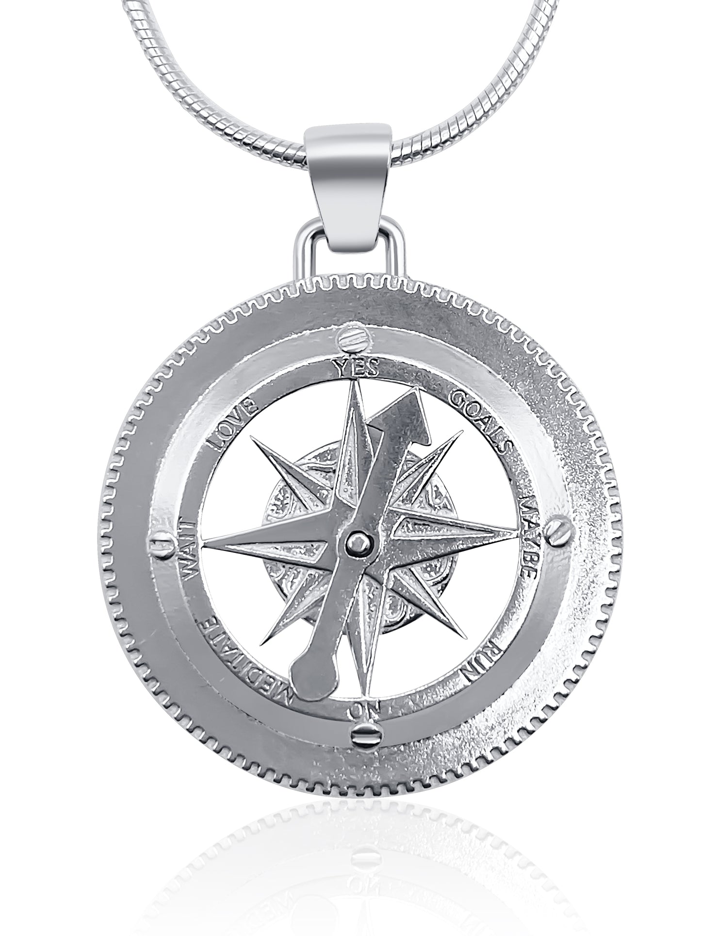 North Node Compass Pendant Necklace II