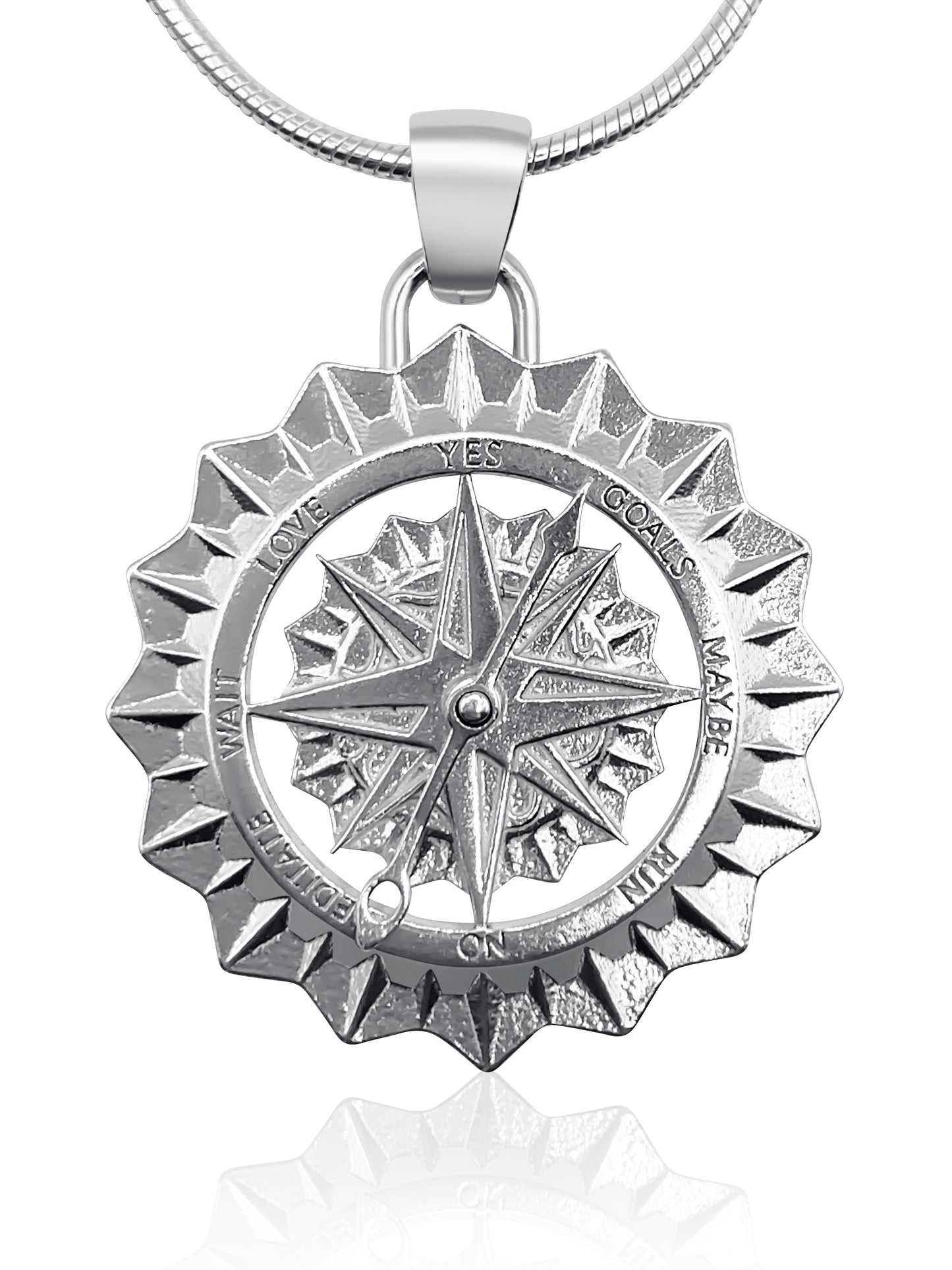 North Node Compass Pendant Necklace