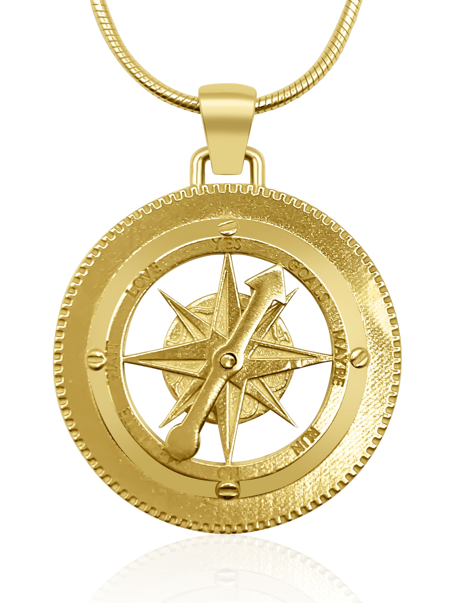 North Node Compass Pendant Necklace II