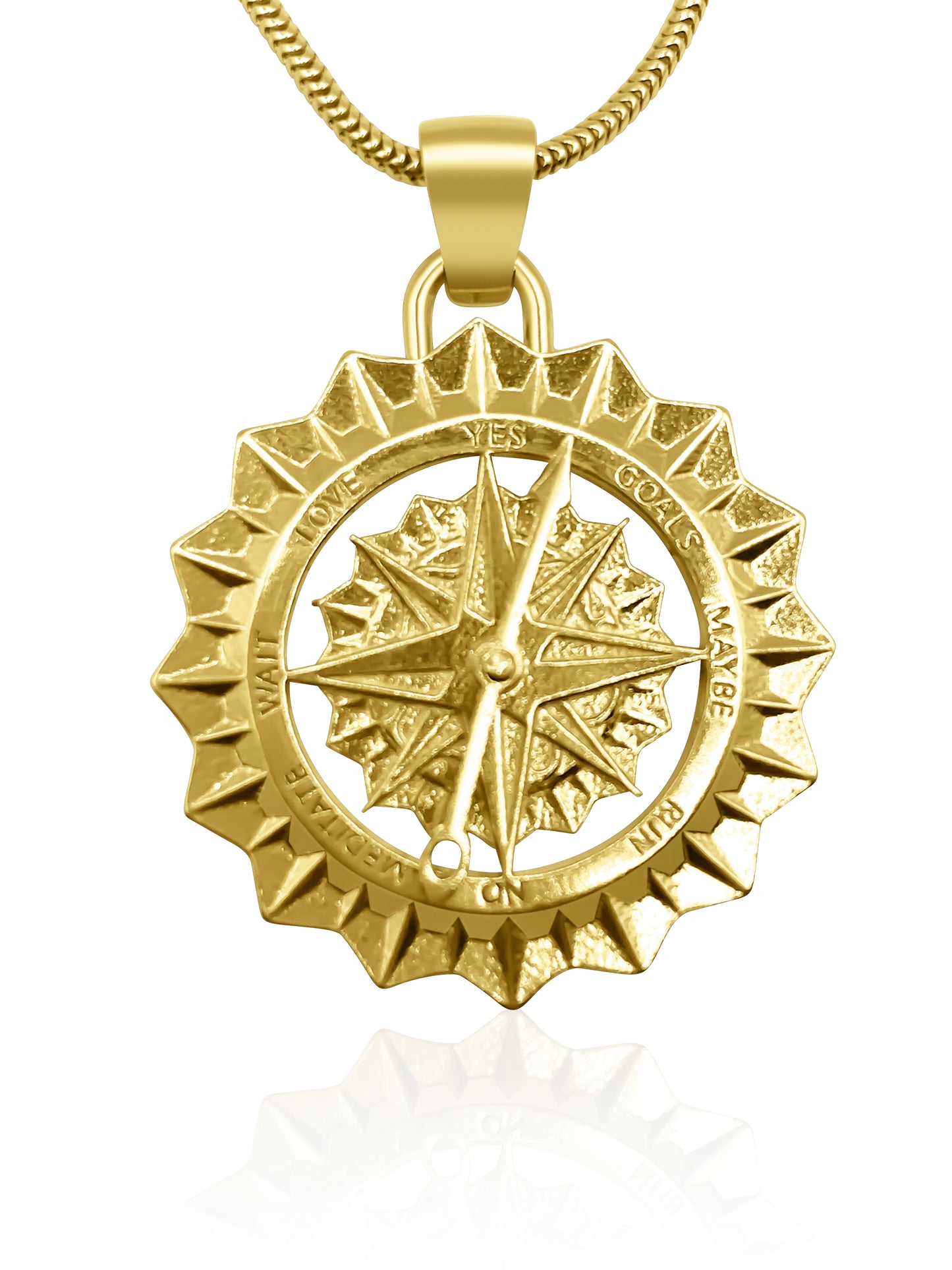 North Node Compass Pendant Necklace