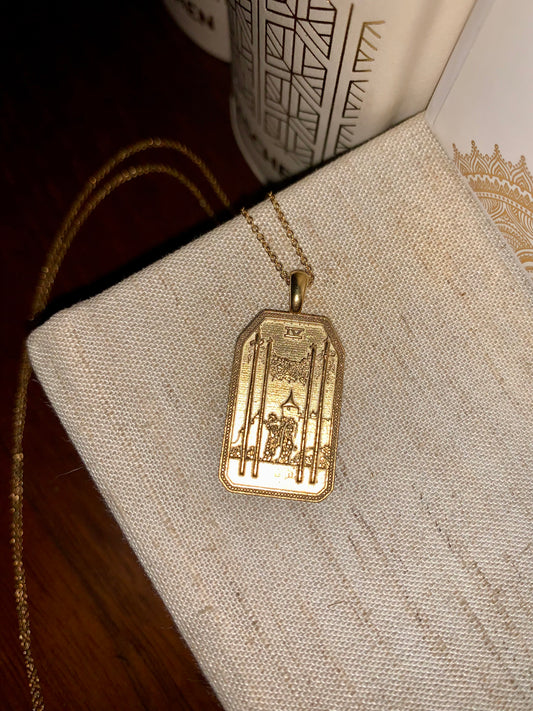 4 of Wands Pendant Necklace