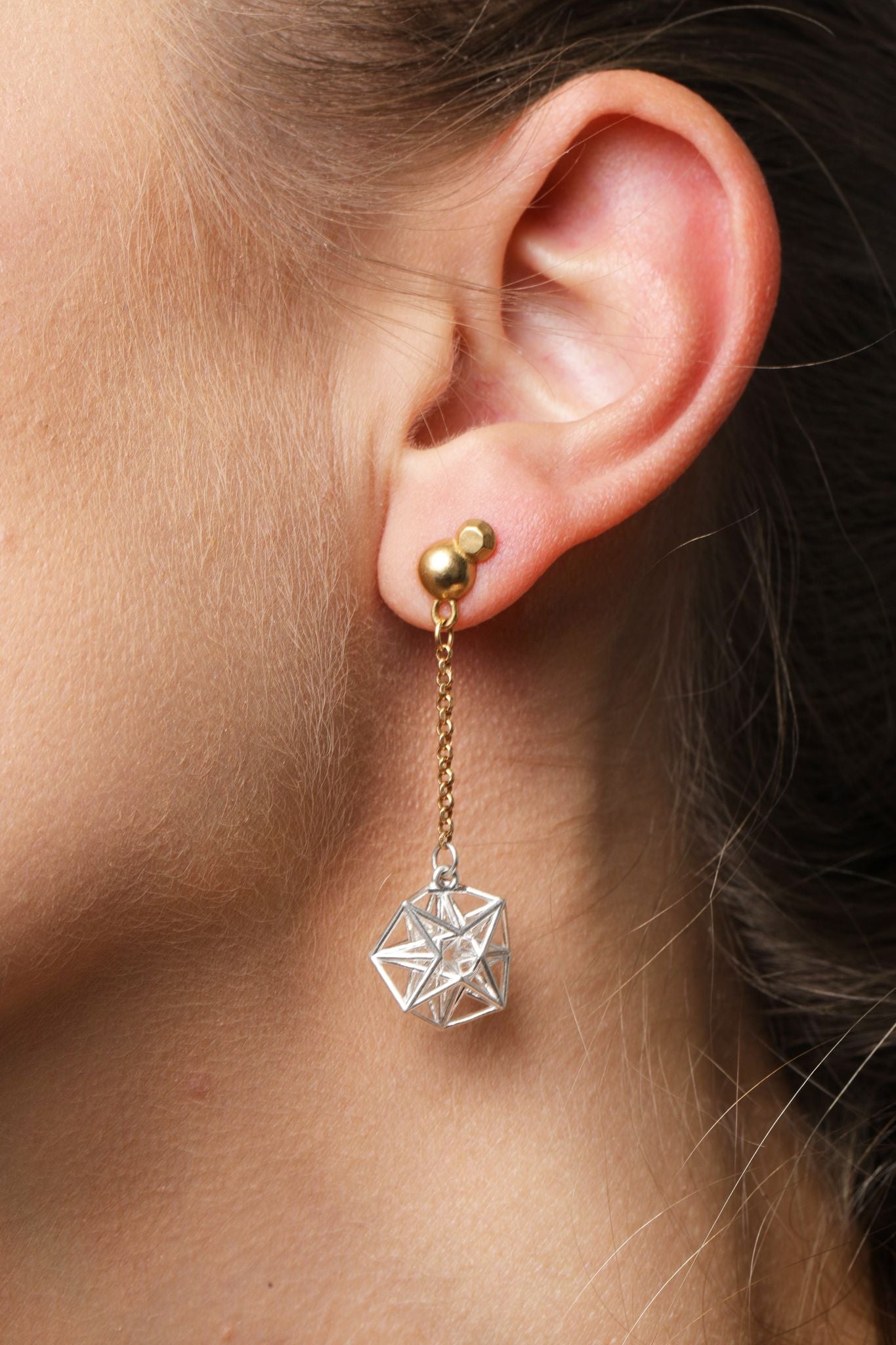 Metatron Compass Drop Earrings